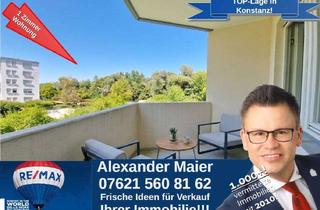 Wohnung kaufen in 78467 Konstanz, Lichtdurchflutetes 1-Zimmer-Appartement mit Balkon in begehrter Lage von Konstanz-Petershausen
