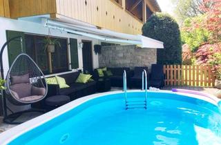 Wohnung kaufen in 83734 Hausham, 4-Zimmer-Maisonette mit 2 Gärten & privatem Pool – Wohnen wie im eigenen Haus | provisionsfrei!