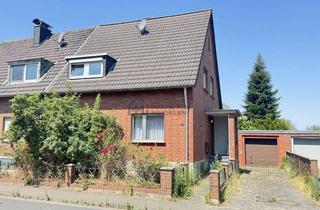 Doppelhaushälfte kaufen in 50171 Kerpen, Gepflegte Doppelhaushälfte mit großem Grundstück, Garage und viel Potenzial in Kerpen-Blatzheim