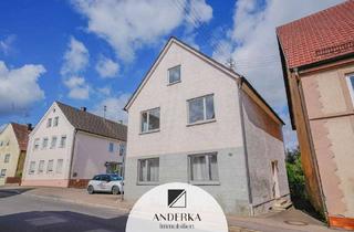 Haus kaufen in 89335 Ichenhausen, Sanieren, gestalten, wohlfühlen – Ihr neues Zuhause mit großzügigem Garten in Ichenhausen!