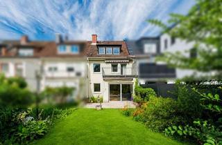 Haus kaufen in 60487 Bockenheim, Frankfurt Bockenheim: Charmantes Reihenmittelhaus mit Garten in begehrter Wohnlage am Diplomatenvier