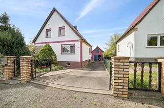 Haus kaufen in Waldweg 36, 04808 Hohburg, *Provisionsfrei* EFH mit Garten, Keller, Balkon, Terrasse & TG in toller, ruhiger Lage in Lossatal!