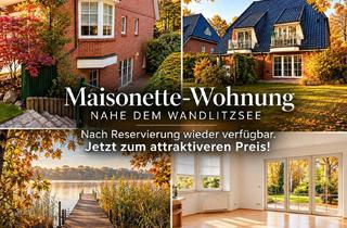 Wohnung kaufen in 16348 Wandlitz, BEZUGSFREI: FERIENHAUSFLAIR IN SEE-NÄHE
