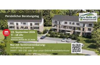Wohnung mieten in 25746 Süderholm, Op'n Holm - 3-Zimmer - Süd-West-Terasse - private Wohngenossenschaft