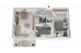 Anlageobjekt in 55126 Finthen, Mainz-Finthen/Katzenberg 2ZKB+Balkon ca. 58 m² 1.OG + Keller + TG-Platz, gut vermietet