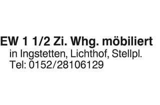 Wohnung mieten in 89601 Schelklingen, 1 1/2 Zi. Whg.