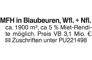 Immobilie kaufen in 89143 Blaubeuren, Mehrfamilienhaus Blaubeuren