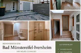 Einfamilienhaus kaufen in 53902 Bad Münstereifel, Bad Münstereifel - Einfamilienhaus, 100 qm, neu saniert, 53902 Bad Münstereifel.