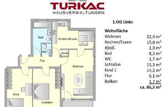 Wohnung kaufen in 35232 Dautphetal, Hell, geräumig & top geschnitten: 4-ZKB-Etagenwohnung mit Balkon in Dautphetal-Mornshausen