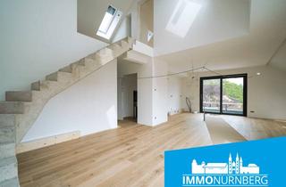 Wohnung kaufen in 90425 Thon, Maisonette mit offener Galerie und zwei Dachterrassen am Marienbergpark