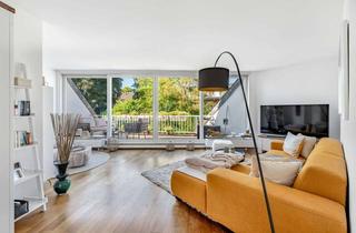 Penthouse kaufen in 40237 Düsseltal, Penthouse-Flair in Düsseltal – lichtdurchflutete Dachgeschosswohnung mit Sonnenterrasse & Balkon