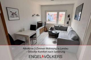 Wohnung mieten in 76829 Landau, Attraktive 2-Zimmer-Wohnung in Landau – Stilvoller Komfort nach Sanierung
