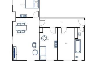 Wohnung mieten in Zobeltitzstraße 33, 13403 Reinickendorf, Preiswerte und gut geschnittene 3-Zimmer-Wohnung