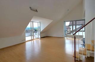 Wohnung mieten in 72669 Unterensingen, Große, helle, ruhige 4-Zi-Maisonette-Wohnung mit grandiosem Ausblick. Mit 1 TG und 1 SP.