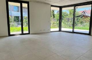 Wohnung mieten in 83024 West, Neubau-3-Zimmer-Wohnung im Erdgeschoss mit ca. 94 m², Süd-West-Terrasse und eigenem Garten & Küche