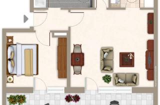 Lofts mieten in Karl-Winkler-Str., 04158 Lindenthal, Lichtdurchflutete 2-Raum-DG-Wohnung mit modernem Loft-Feeling und großer Dachterrasse in Lindenthal