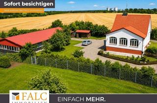Einfamilienhaus kaufen in 19075 Pampow, ***Seltene Gelegenheit: Großzügiges Anwesen mit Lagerhalle, Tiefgarage und 7 Zimmern***