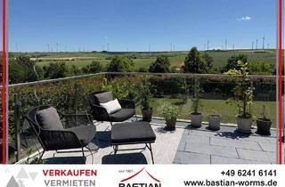 Haus kaufen in 55232 Alzey, Naturnah & neuwertig: Moderner Bungalow mit Panoramablick und großem Gartenareal in Schafhausen!
