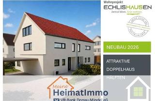 Doppelhaushälfte kaufen in 89346 Bibertal, Moderne Doppelhaushälfte auf drei Wohnebenen – Nachhaltiger Massivbau in attraktiver Lage