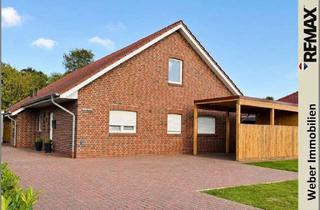 Haus mieten in 26842 Ostrhauderfehn, Modernes Wohnen in bester Lage!Gepflegte Doppelhaushälfte mit Terrasse & Carport