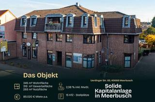 Anlageobjekt in 40668 Meerbusch, Attraktives Mehrfamilien- & Geschäftshaus in zentraler Lage von Meerbusch-Lank