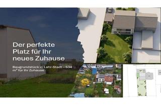 Grundstück zu kaufen in 77933 Lahr, Baugrundstück in begehrter Lage von Lahr-Stadt mit 534 m²