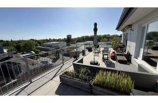 Penthouse kaufen in 76137 Südstadt, Urbane Oase am Stadtgarten: 4,5 Zimmer Penthouse ,ca. 50qm Dachterrasse, Panoramafenster & Kamin