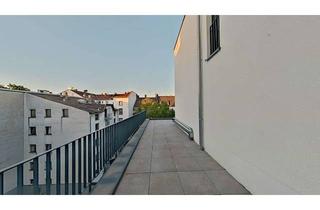 Wohnung mieten in Heilbronner Straße, 60327 Gutleutviertel, Erstbezug im 4. OG: 2 Zimmer mit 49 m² privater Dachterrasse, Küche inklusive