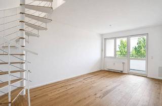 Wohnung kaufen in 80637 München, AIGNER - Wohnen auf zwei Etagen: Helle 4-Zimmer-Maisonettewohnung mit Südost-Balkon