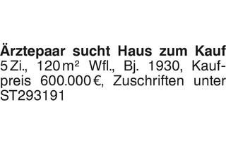 Immobilie kaufen in 72070 Tübingen, Ärztepaar sucht Haus zum Kauf