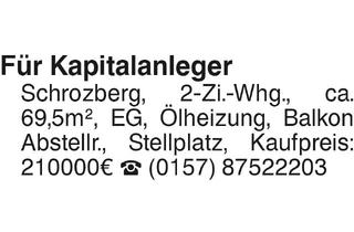 Wohnung kaufen in 74575 Schrozberg, 2-Zi.-Whg