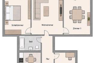 Wohnung kaufen in 51381 Leverkusen, Leverkusen - 4 - Zimmer- Wohnung mit Garten und 2 Balkonen