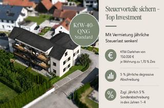 Wohnung kaufen in 84051 Essenbach, NEUBAU: Essenbach Living - KfW-40-QNG - Schicke 3-Zimmerwohnung im Dachgeschoss!!!