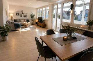 Wohnung kaufen in Kreuzstraße 84A, 97493 Bergrheinfeld, Außergewöhnlich großzügige 3-4-Zimmer-Eigentumswohnung mit Wellnessbad, zwei Wintergärten, EBK