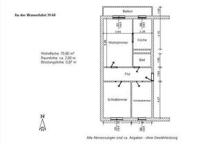 Wohnung mieten in An Der Wasserfahrt 58, 38486 Klötze, 2,5-Raumwohnung!!!