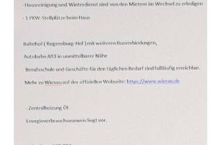 Wohnung mieten in Bauvereinstraße 14, 95676 Wiesau, Alltagstaugliche 3-Zimmer-Wohnung in Wiesau