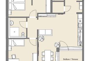 Wohnung mieten in Hünighäuser Weg, 34454 Bad Arolsen, Erstbezug 3-Zimmer Neubauwohnung mit Balkon