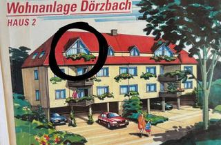 Wohnung mieten in Goldbachstraße 78, 74677 Dörzbach, 2-Zimmer-Dachgeschosswohnung in Dörzbach