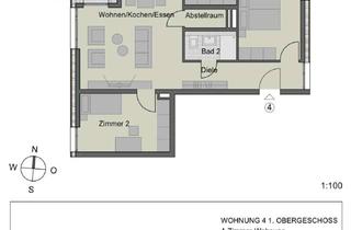 Wohnung mieten in 75391 Gechingen, Erstbezug im Neubau einer 4-Zimmer-Wohnung in Gechingen