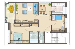 Wohnung mieten in Weidenstrasse 26, 71409 Schwaikheim, Großzügige 3,5 Zi-Whg. in 3-Fam. Haus mit großem Garten