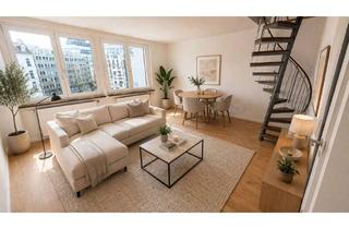 Wohnung mieten in Lübecker Straße 14, 50670 Altstadt-Nord, Charmante Maisonette-Wohnung mit großzügiger Dachterrasse mitten in Köln