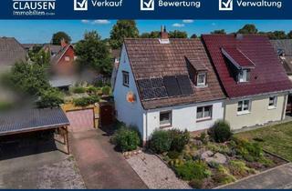 Doppelhaushälfte kaufen in 24537 Faldera, Gemütliche Doppelhaushälfte nebst Stallgebäude und Garage in Neumünster-Faldera!