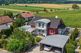 Haus kaufen in 72516 Scheer, Sofort verfügbar: Exklusives Naturhaus mit beeindruckendem Panoramafenster