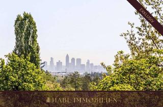 Grundstück zu kaufen in 61476 Kronberg, Habl Immobilien - Grundstück in Kronberg mit imposantem Blick zur Skyline und Altstadt