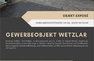 Lager mieten in Gabelsbergerstraße 54-56, 35576 Wetzlar, Repräsentativer Gewerbepark in Wetzlar: Ca. 1.456 m² Hallen & 2.880 m² Logistikhof