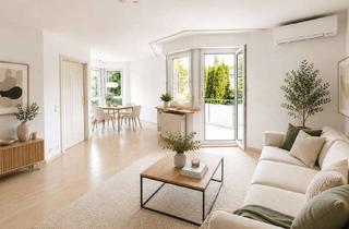 Wohnung kaufen in Bahnhofstraße, 71409 Schwaikheim, Provisionsfrei 3,5-Zimmer-Wohnung mit 2 Balkonen, Klimaanlage & Tiefgaragenstellplatz in Schwaikheim