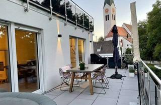 Wohnung mieten in 89312 Günzburg, Modernes Wohnen in zentraler Lage: 4-Zimmer-Whg mit großer Terrasse, Kamin und hochwertiger Küche