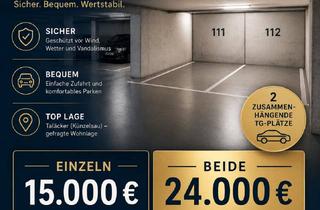 Immobilie kaufen in Francisco-De-Goya-Straße, 74653 Künzelsau, Sommerspezial für Autos! 2 zusammenhängende TG-Stellplätze in Künzelsau-Taläcker 111, 112
