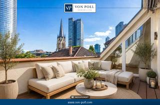 Wohnung kaufen in Skylineblick, 60325 Frankfurt, Großzügiges Gründerzeit-Domizil mit drei Salons, Skylineblick und Dachgeschoss