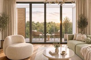 Wohnung kaufen in 12163 Steglitz, WOHNEN im GRÜNEN: ERSTBEZUG im LUXUS Neubau: QNG + KFW: 4-Zi-Whg mit 2 Bädern + RIESEN SÜD Terrasse